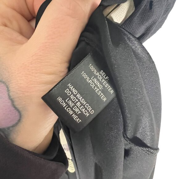 NWT Lulus Black Floral Print Chiffon Sleeveless Midi Dress Medium - Picture 8 of 12